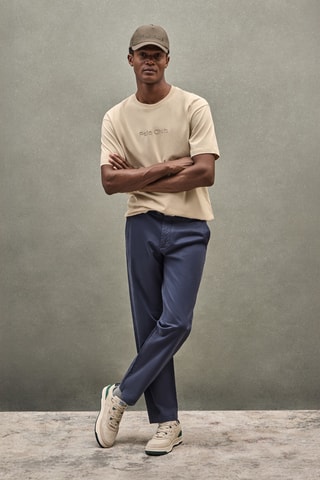 T-shirt relaxed - Beige