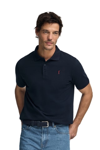 Polo Regular Fit - Marineblauw en Rood