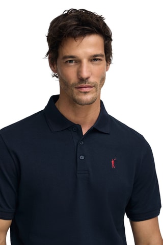Polo Regular Fit - Marineblauw en Rood
