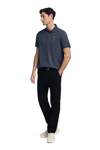 Polo Regular Fit - Marineblauw en Wit