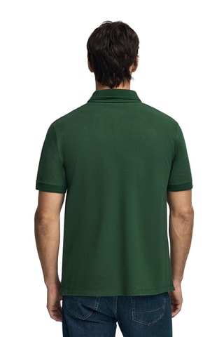 Polo Regular Fit - Donkergroen en Rood