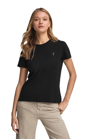 T-shirt regular - Zwart