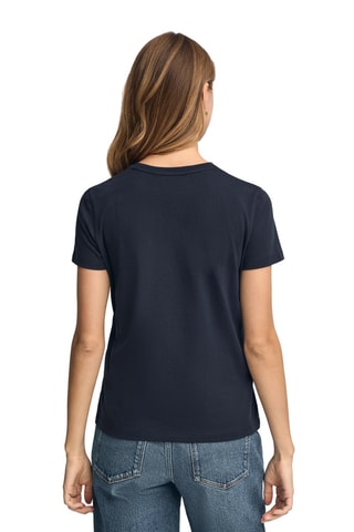 T-shirt regular - Marineblauw