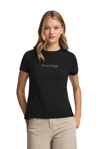 T-shirt regular - Zwart