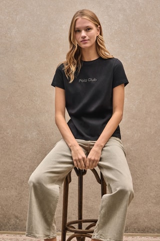 T-shirt regular - Zwart