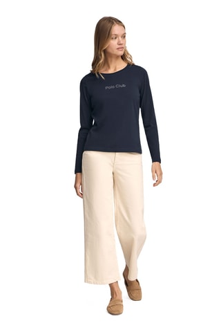 T-shirt Slim Fit - Marineblauw