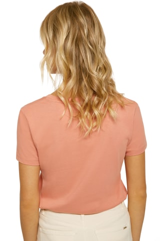 Biologisch Katoenen T-shirt - Koraalrood