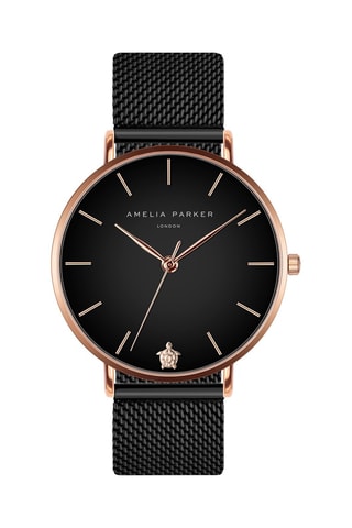 Estuche reloj de cuarzo y 2 correas de acero