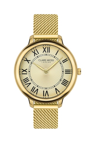 Reloj de cuarzo de acero Chic - Dorado