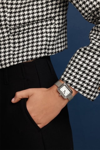 Reloj de cuarzo de acero Graceful