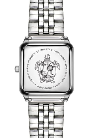 Reloj de cuarzo de acero - Rosa dorado y plateado