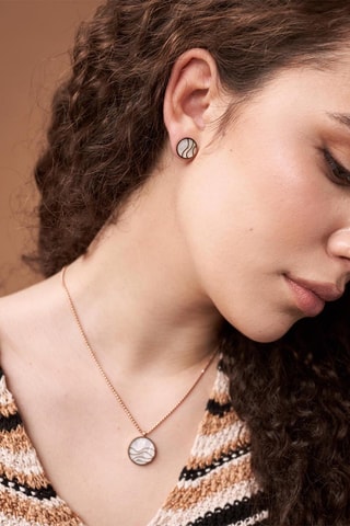 Pendientes Moonshine - Rosa dorado