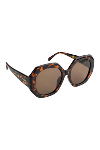 Gafas de sol polarizadas mujer Glamour - Categoría 3 - Amarillo oscuro y marrón oscuro