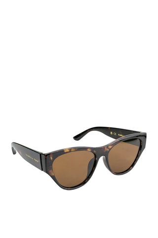 Gafas de sol polarizadas mujer Glamour - Categoría 3 - Amarillo oscuro y marrón