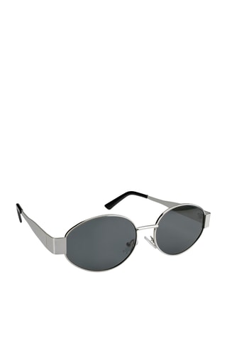 Gafas de sol polarizadas mujer Aria - Categoría 3 - Negro y plateado