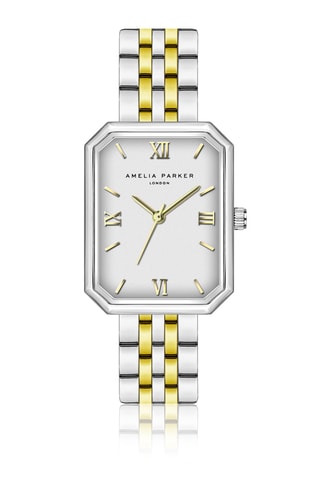 Reloj de cuarzo de acero Reefa - Nácar