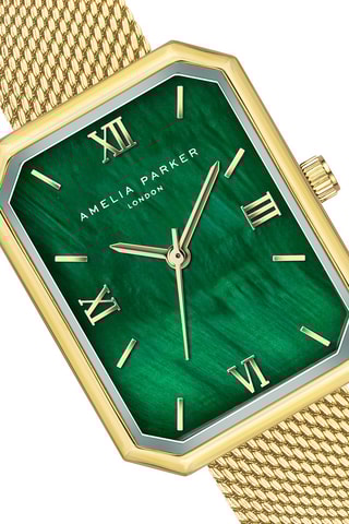 Reloj de cuarzo de acero Terrene - Nácar