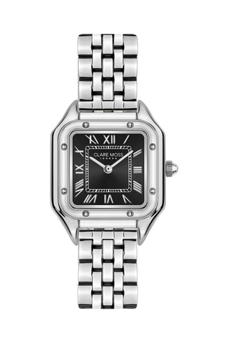 Reloj de cuarzo de acero Old Money - Plateado