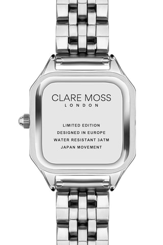 Reloj de cuarzo de acero Old Money - Plateado