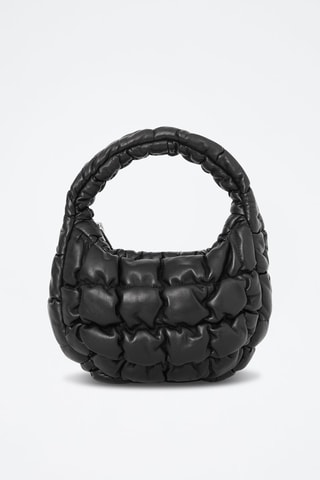 Mala em couro de carneiro - Preto