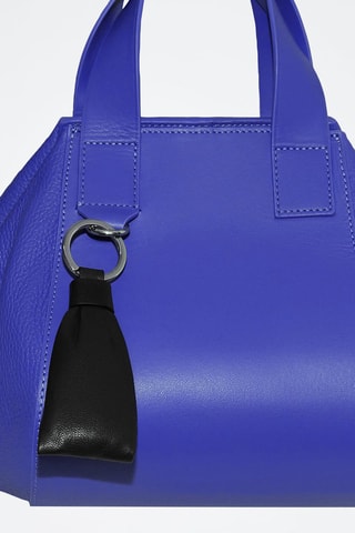 Porte-chaves em couro - Preto