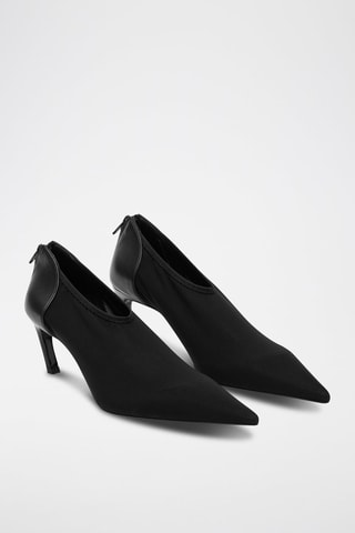 Low boots em couro - Preto