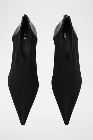 Low boots em couro - Preto