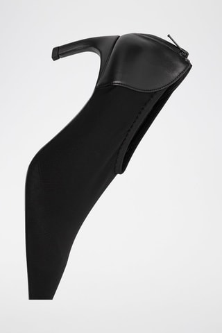 Low boots em couro - Preto