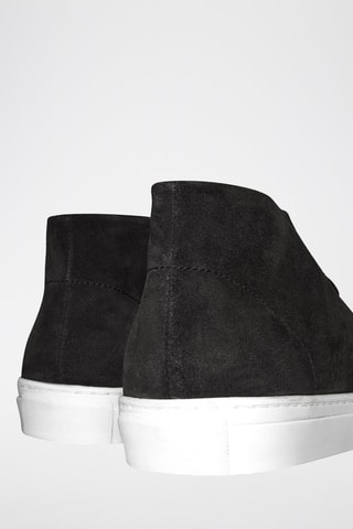 Sneakers subidas de nobuck - Azul-marinho  - COS