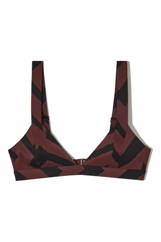 Parte de cima de biquíni - Castanho