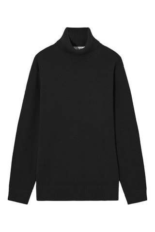 Camisola em lã e caxemira - Preto