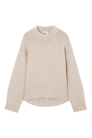 Camisola em caxemira - Bege