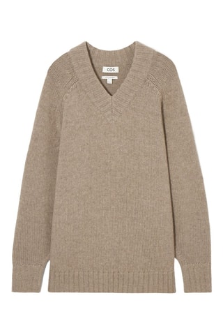 Camisola em caxemira - Bege