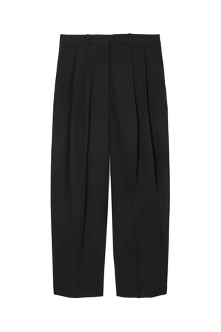 Calças em lã - Preto