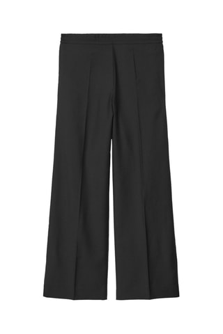 Calças em lã - Preto