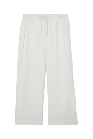 Calças em linho - Branco