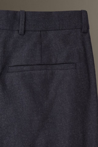 Calças em lã - Azul