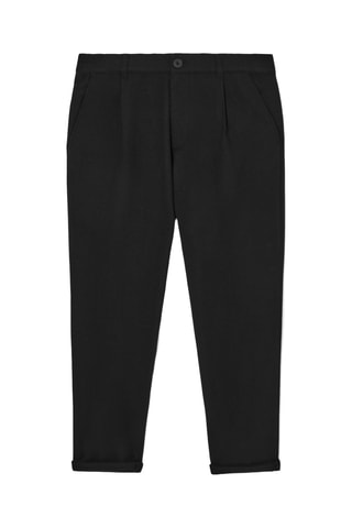 Calças em lã - Preto