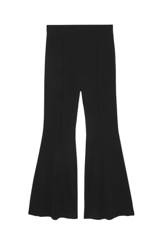 Calças flare - Preto