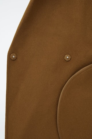 Sobretudo de lã - Castanho