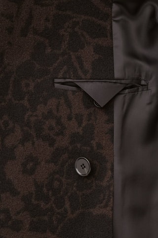 Sobretudo de lã - Castanho-escuro