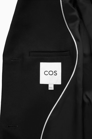 Sobretudo de lã - Preto