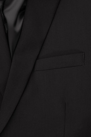 Casaco de fato em lã - Preto