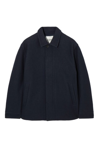 Casaco de lã - Azul-marinho