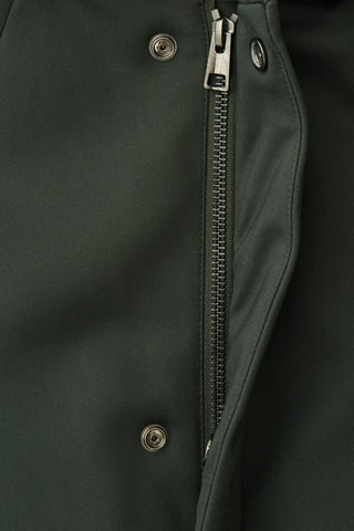 Parca com capuz - Verde-escuro