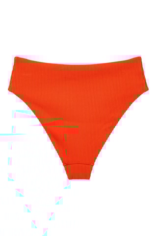 Parte de baixo de biquíni de cintura subida- Laranja