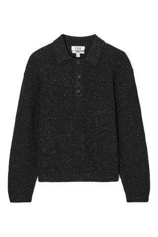 Camisola em lã e caxemira - Preto