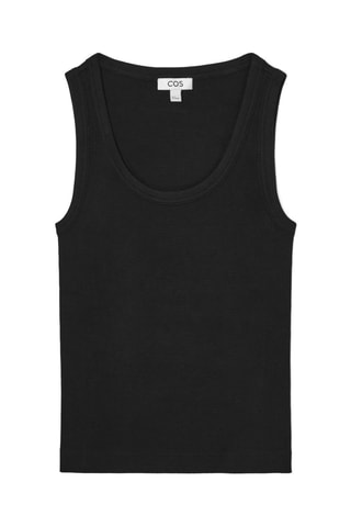 Camisola de alças - Preto