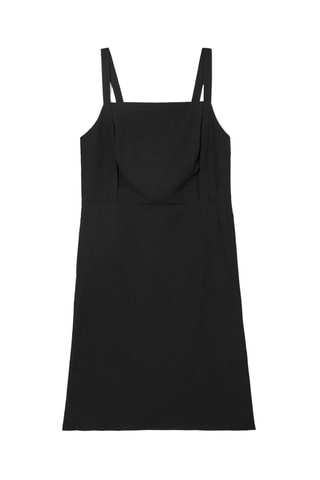 Vestido direito - Preto