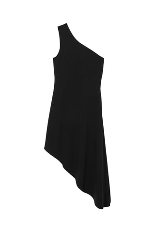 Vestido assimétrico - Preto